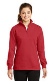 Sport-Tek Ladies' 1/4-Zip Sweatshirt