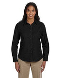 Harriton Ladies' 6.5 oz. Long-Sleeve Denim Shirt